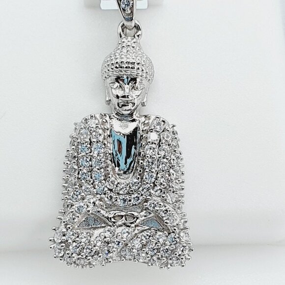 "925 Sterling Silver Cubic Zirconia Pendant, UU1P6A6048 - Picture 5 of 8